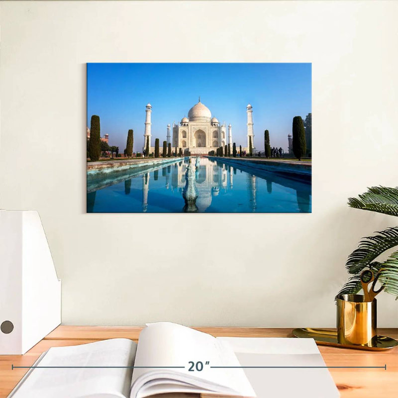 Kavia célèbre Taj Mahal, H 8 po x l 12 po