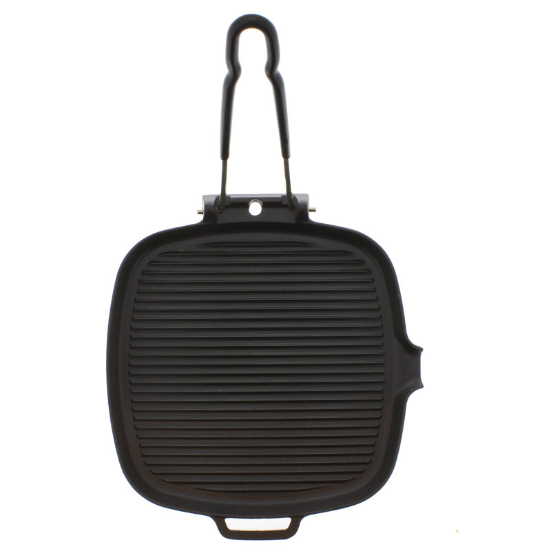 9'' Enameled Cast Iron Grill Pan / Griddle Set
