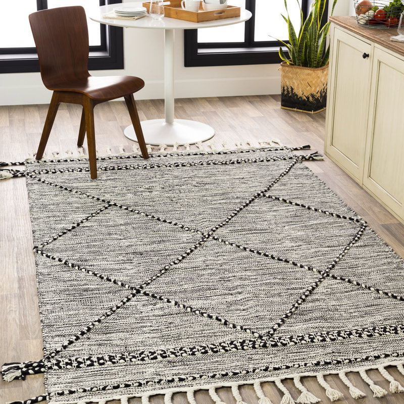 Alberty Cotton Southwestern Indoor Rug, Runner 2'6" x 8'