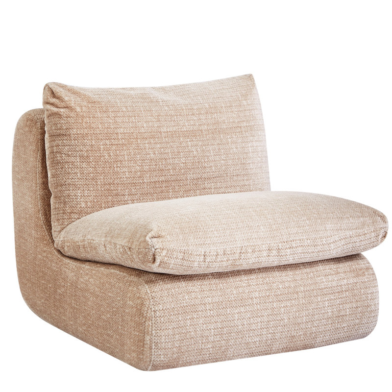 Méridienne confortable, construction stable, courbe ergonomique, tissu doux