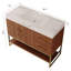 Meuble-lavabo autoportant moderne 36 po avec lavabo en céramique sans soudure et plateau en pierre frittée-51461681-51461682