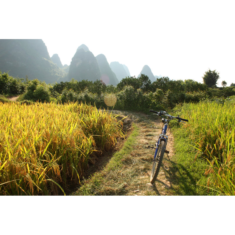 Gennifer China Country Landscape - Wrapped Canvas Print, 30cm H x 46cm W x 3.8cm D