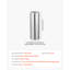Tuyau de ventilation à double paroi en acier inoxydable-77028639