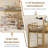 Twin Loft Bed with Removable Ladder & Safety Guardrail, Heavy Duty Metal Frame 400 Lbs Capacity-593291543