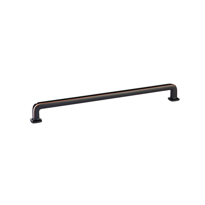 Poignée d'armoire Emtek Westridge, 10", Bronze frotté à l'huile