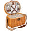 BROWN PICNIC BASKET 2 SERVES