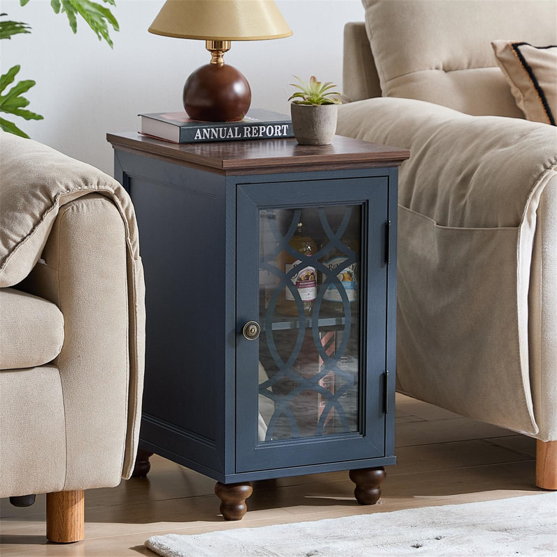 End Table, Blue