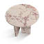 Table basse en marbre naturel rose, petite table, table de salon, pierre naturelle, marbre véritable, marbre véritable