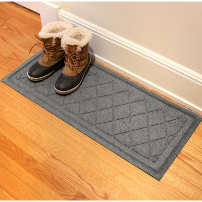 Antiono Argyle 15 in. x 36 in. Indoor Outdoor Boot Tray