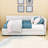 Linen Upholstered Daybed with Twin Trundle-764516455-764516451
