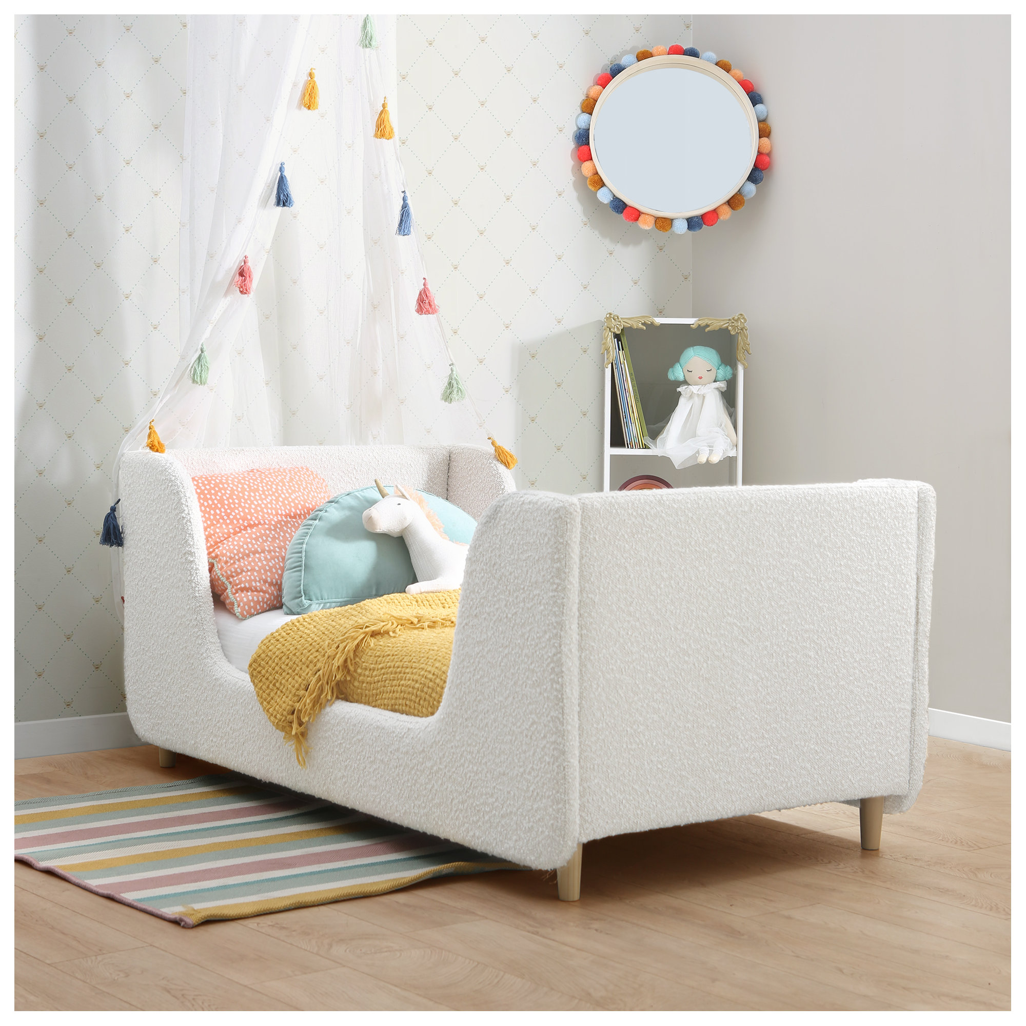 Bodhi Toddler Bed by Second Story Home, Boucle