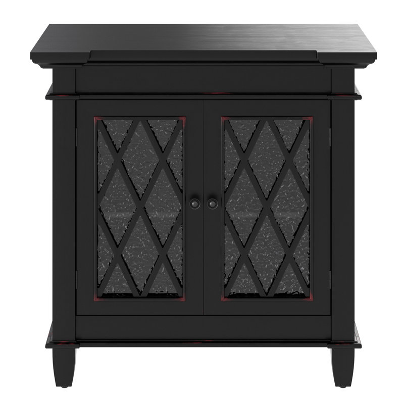 Unfinished TV Stand for TVs up to 40", Antique Black