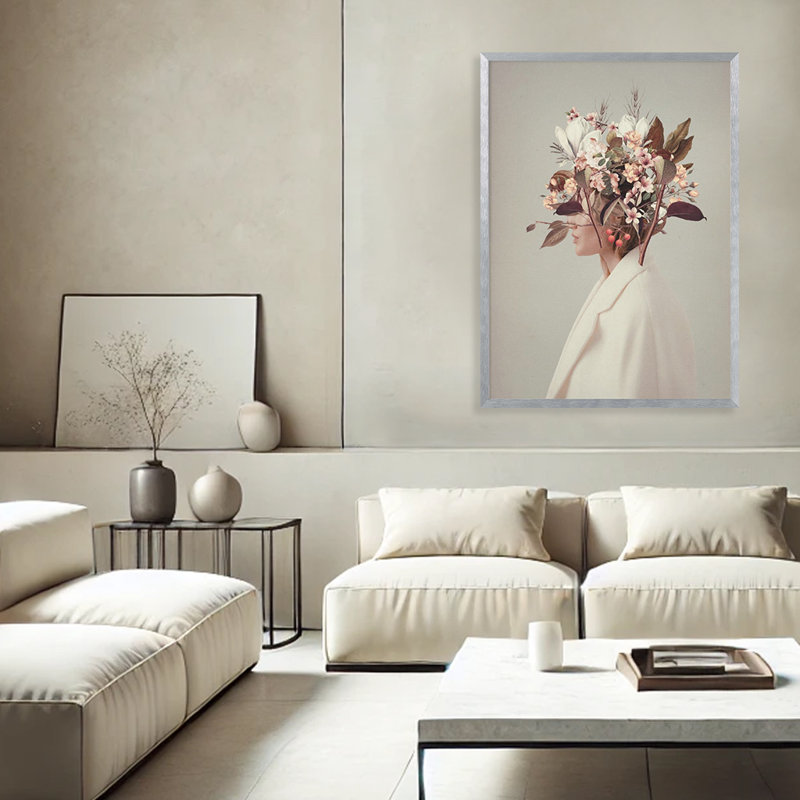 Classic Elegance "I Fell In Love With Fall Because of You" Framed Print Wall Art, 10" H x 8" W
