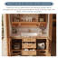 Free Standing Wall Mounted Single Double Combined Vanity Unit Bathroom Vanity With Top-733892691
