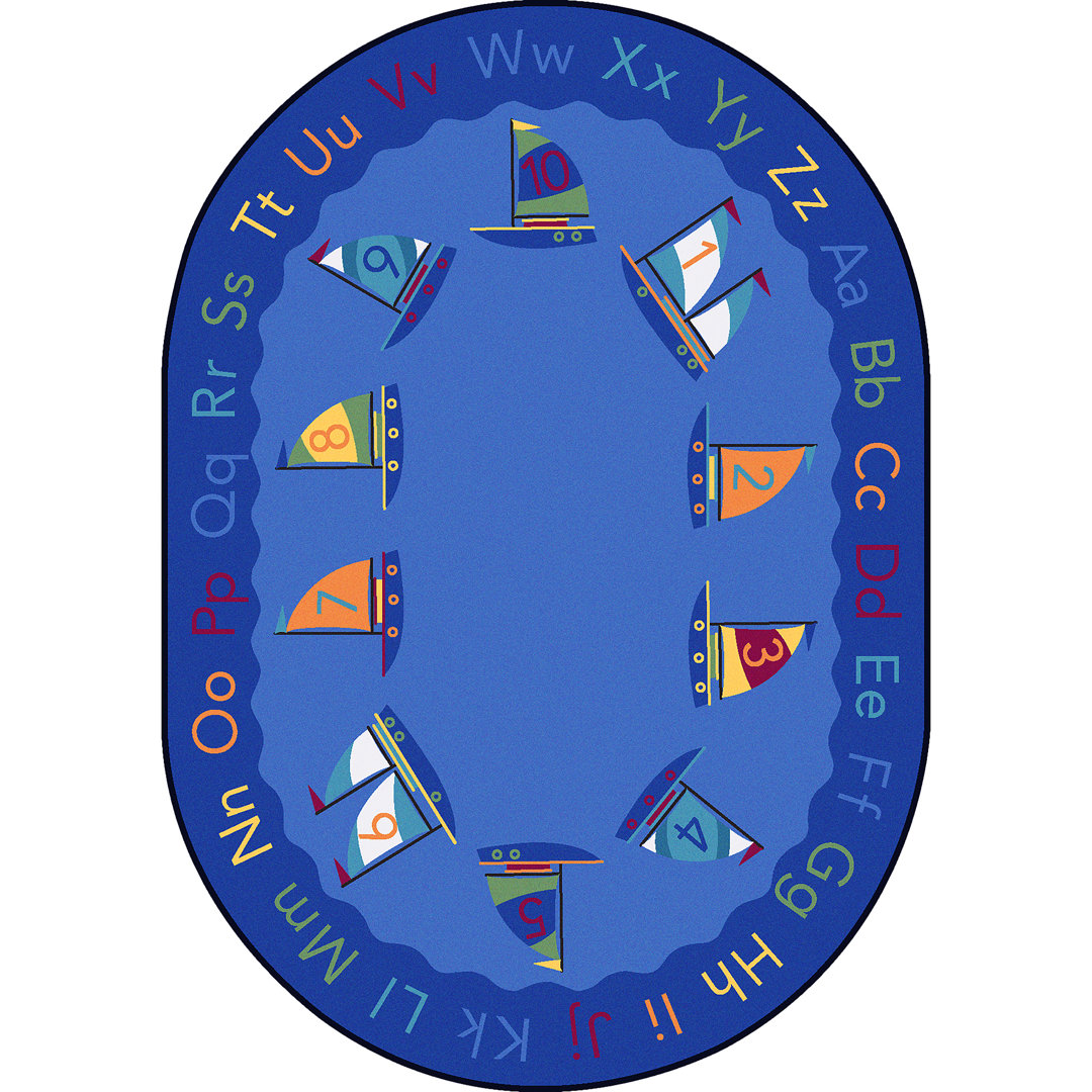 Educational Smooth Sailing Area Rug Joy Carpets Rug 