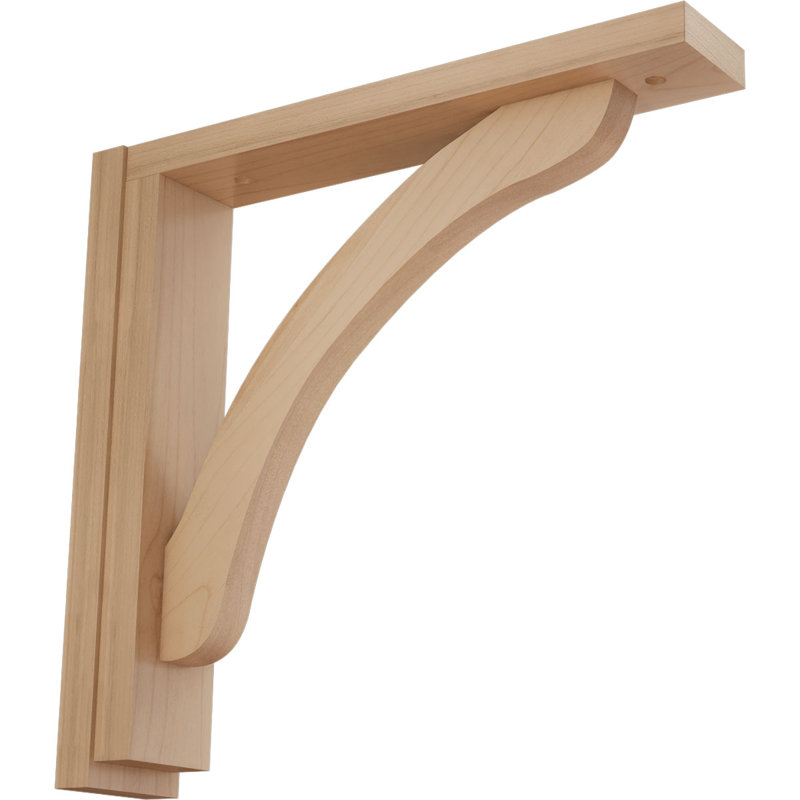 Support en bois Reece, Aulne, H 12,25 po x l 2,5 po x P 12,75 po