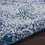 Tapis ivoire / bleu marine à motif abstrait Basham-32554978