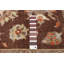 Tapis brun foncé Peshawar Oushak 8 pi 3 po x 9 pi 10 po