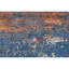 Hand Knotted Abstract Area Rug in Dark Blue/Rust/White/Black-1471550048