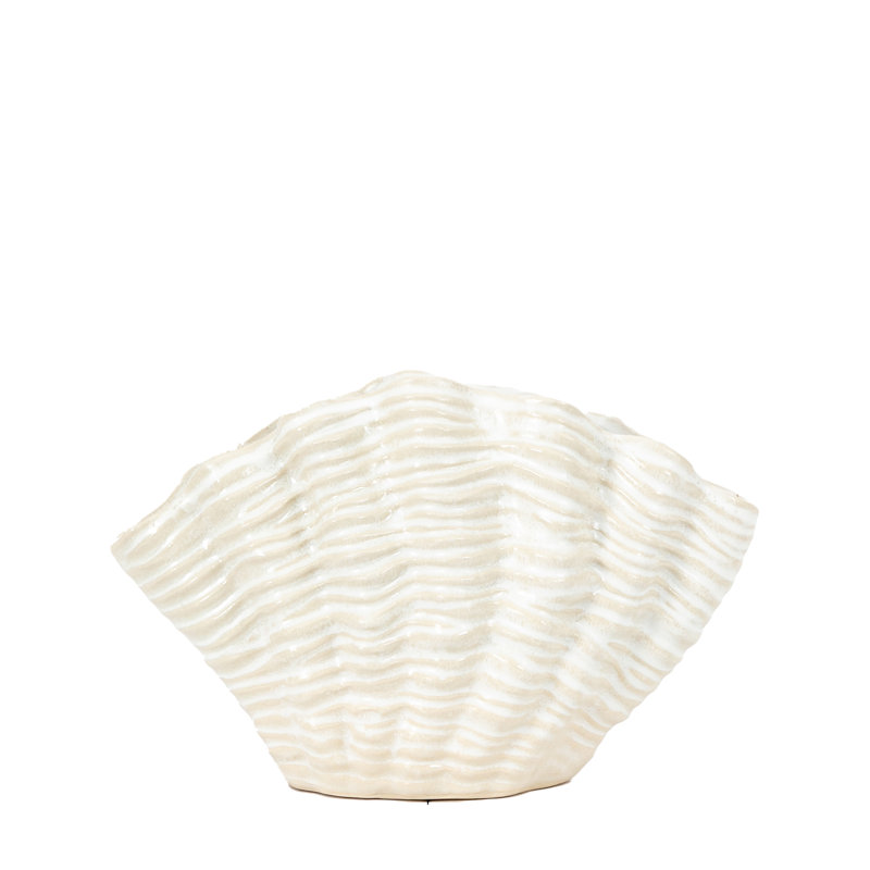 Scribner Stoneware Table Vase, 15.5cm H x 23.5cm W x 10cm D