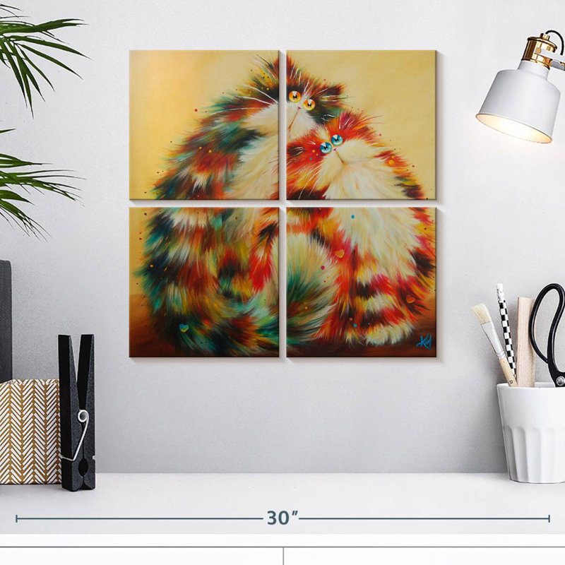 Brampt Feline For You, H 18 po x l 18 po