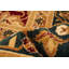 Tapis décoratif en laine noué à la main de conception unique noué à la main New Age de style persan 18/20 Bourgogne/brun/bleu 9 pi 1 po x 12 pi