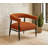 Cowen Arm Chair In Boucle Fabric With Mid-century Space Black Wood Frame-430234149