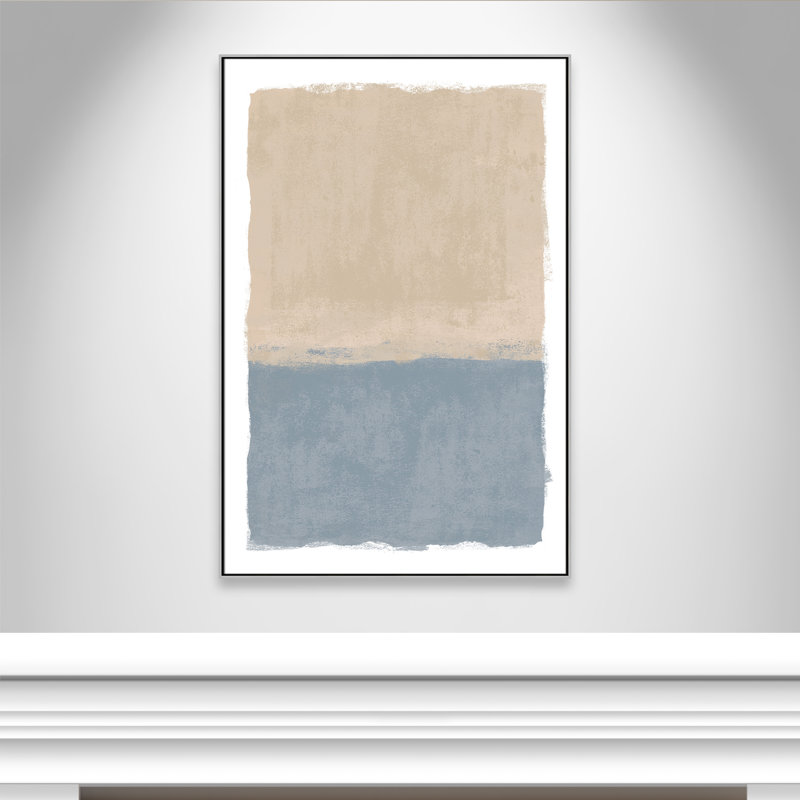 «Beach Dreams II» par Natalie Carpentieri, Flottant argenté, 41.5' W x 61.5' H