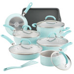 Rachael Ray Create Delicious Aluminum Nonstick Induction Cookware Set, 13-Piece