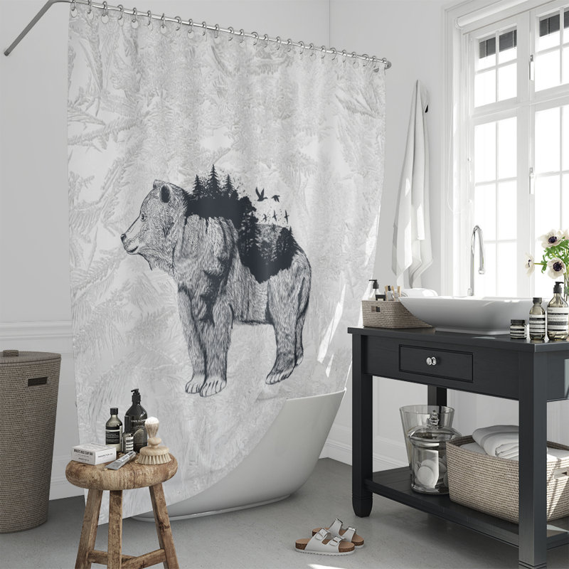 Shower Curtain, 70"H x 90" W