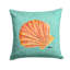 Shells Green/Orange Indoor/Outdoor Throw Pillow