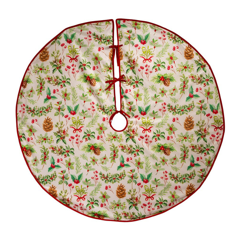 50'' Polyester Christmas Shatterproof Tree Skirt