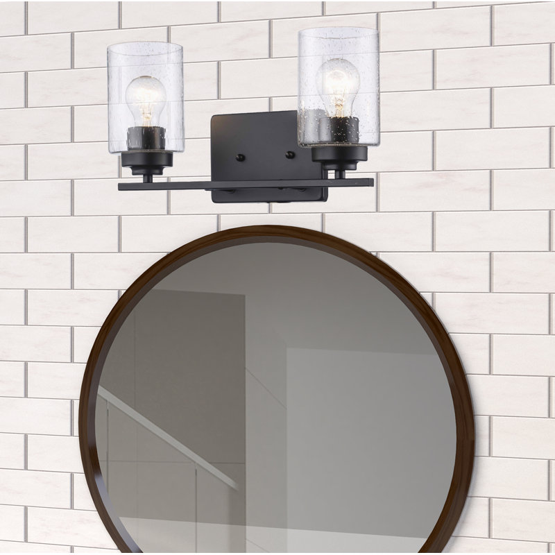 Albena 2 - Light Dimmable Vanity Light, Black