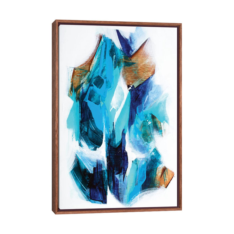 Fusion - Print on Canvas, 66.04 cm H x 45.72 cm W, Classic Brown Wood Framed