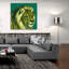 «Jungle Flair 3» par Wild Apple, art mural en verre acrylique Epic Art, 36 po x 36 po-591909355
