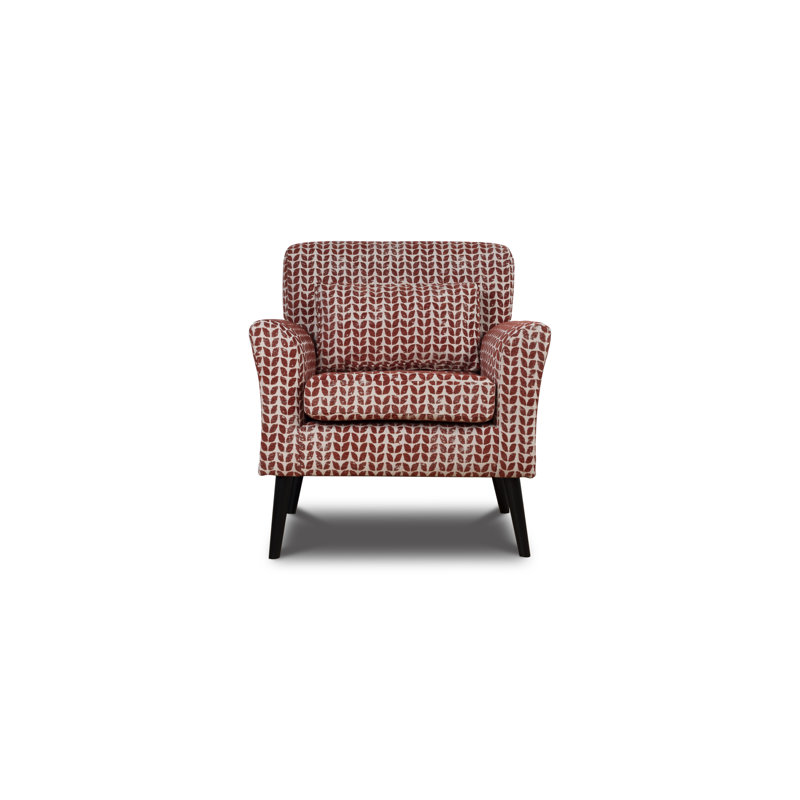 Bundella Upholstered Club Chair, Red