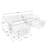 Chenille Modular Sectional Sofa