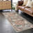 Washable Rugs - Large Boho Rugs for Living Room Stain Resistant Carpet Vintage Tribal Rugs for Bedroom Kitchen Bathroom Non Slip Backing Home Decor Floor Decoration Mat Brick-1886678029