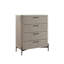 Commode 4 tiroirs - Taupe-1467689132