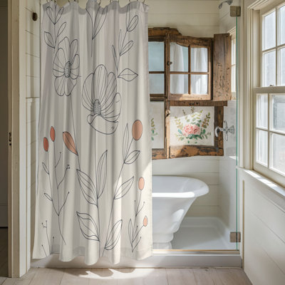 Rideau de douche standard 1 pièce