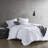 Premium White Bedding Sets, Oversized Nylon Comforter For Cozy Sleep