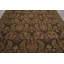 Tapis brun français en laine noué à la main 8 pi 10 po x 12 pi 2 po Aubusson