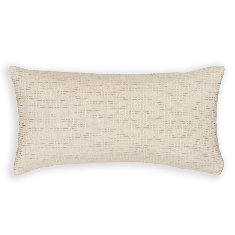 Coussin Odeon, 26" x 14", Polyfill, Crème