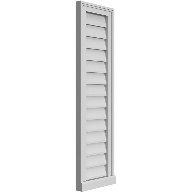 Cadre de seuil Brickmould, brun clair apprêté, H 42 po x l 12 po x P 2 po