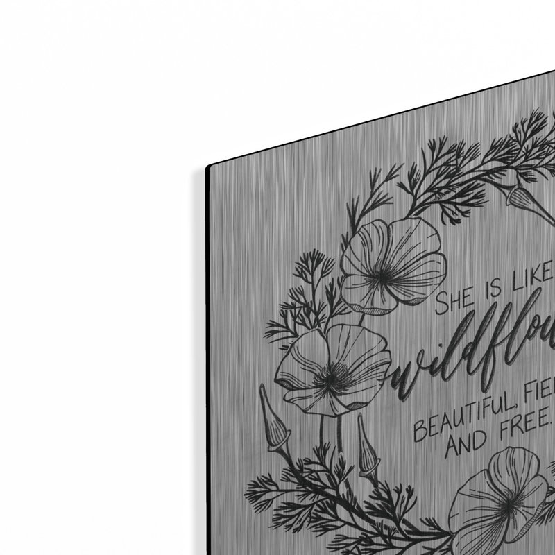 «She Is Like A Wildflower» par House Fenway, H 12 po x l 12 po