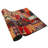 Custom Size Runner Rug Southwestern Patchwork Red Black with Canvas Backing Rug Runners by Feet-962785203