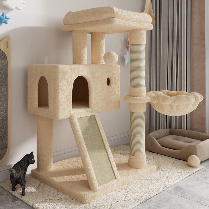 Arbre à chat H 35,8 po Gateshead, Beige