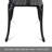 Batholo Powder Coated Aluminum Outdoor Bench-438018494