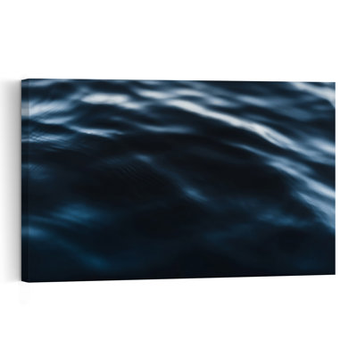 Deep Blue Water Abstract Serene Tranquil Ocean Wall Art Print