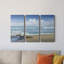 «Sweeping Blue» - Photographie sur toile tendue 3 pièces-2096615905